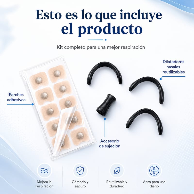 Dilatador Nasal de Iman Para Respirar Mejor