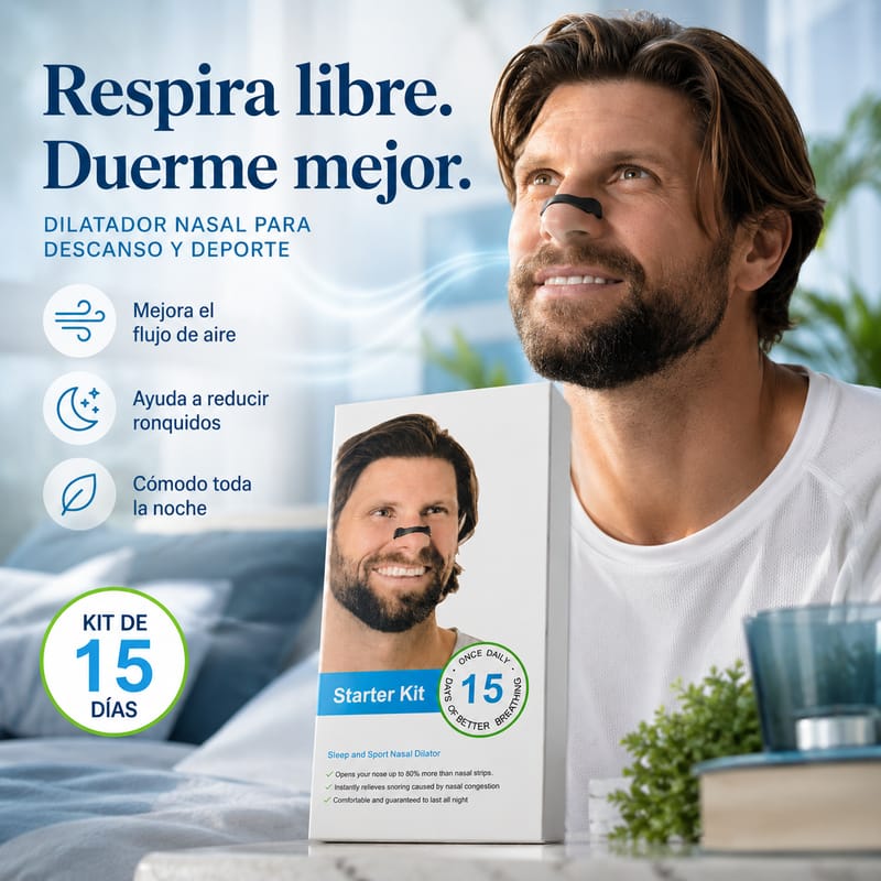 Dilatador Nasal de Iman Para Respirar Mejor