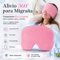 Mascarilla de gel frío para migraña y dolor de cabeza
