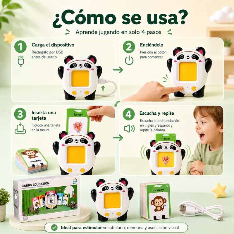 Lector de cartas ingles y español - Image 2