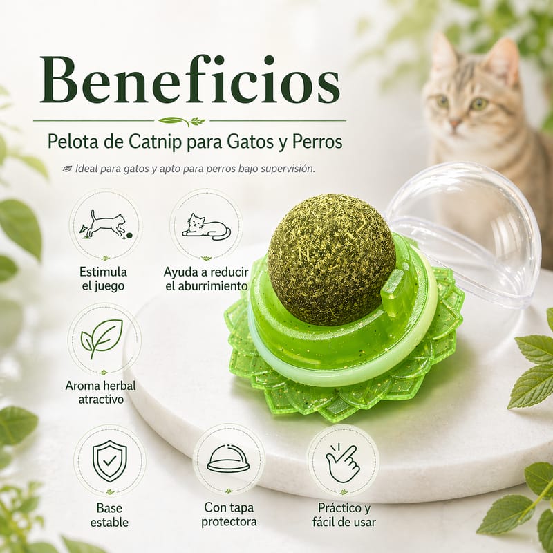 BOLA GIRATORIA PARA GATO